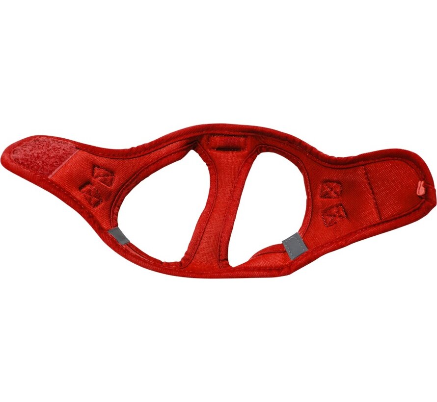 Hondentuig Air Mesh Expedition Rood