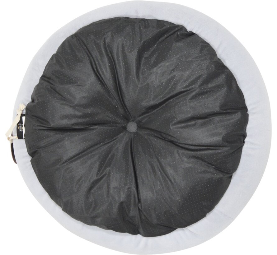 Round Cat Bed Posh Grey