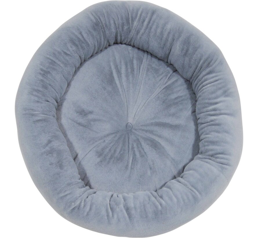 Round Cat Bed Posh Blue