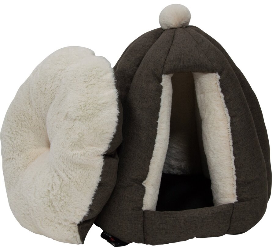 Cat Bed Igloo Nimba Brown