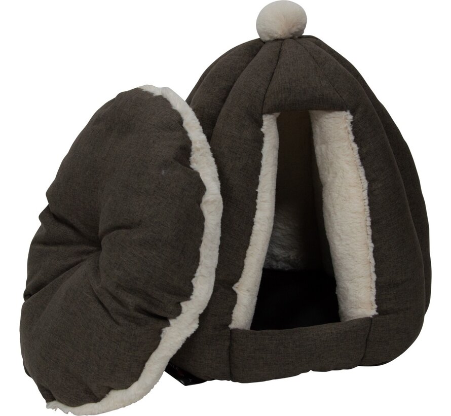 Cat Bed Igloo Nimba Brown