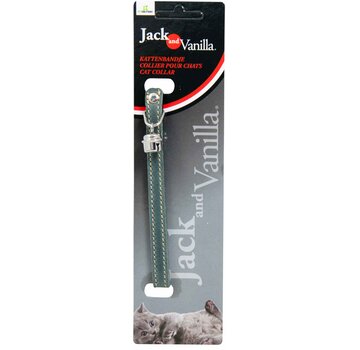 Jack and Vanilla Cat Collar Greased Leather Grey