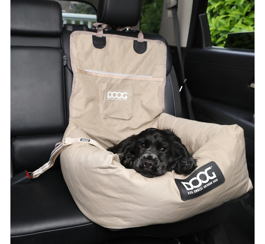 Dog Car Seat Tan