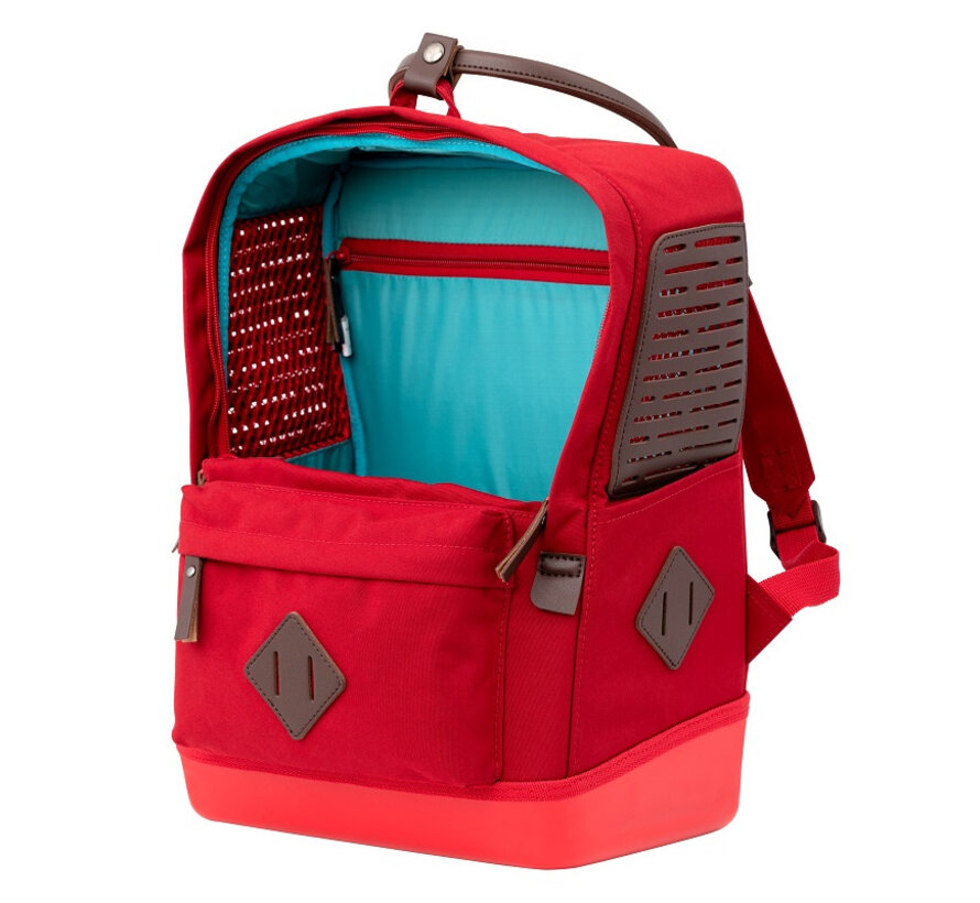 Nomad – 2-in-1 Dog Carrier Backpack Red