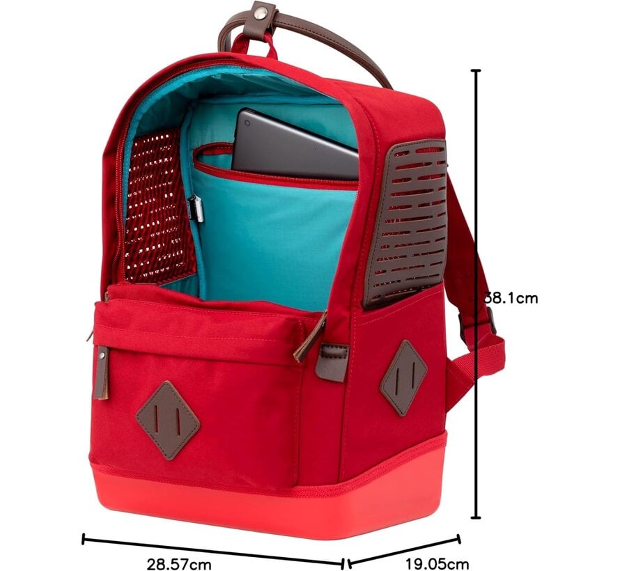 Hondendraagtas Rugzak Nomad Rood