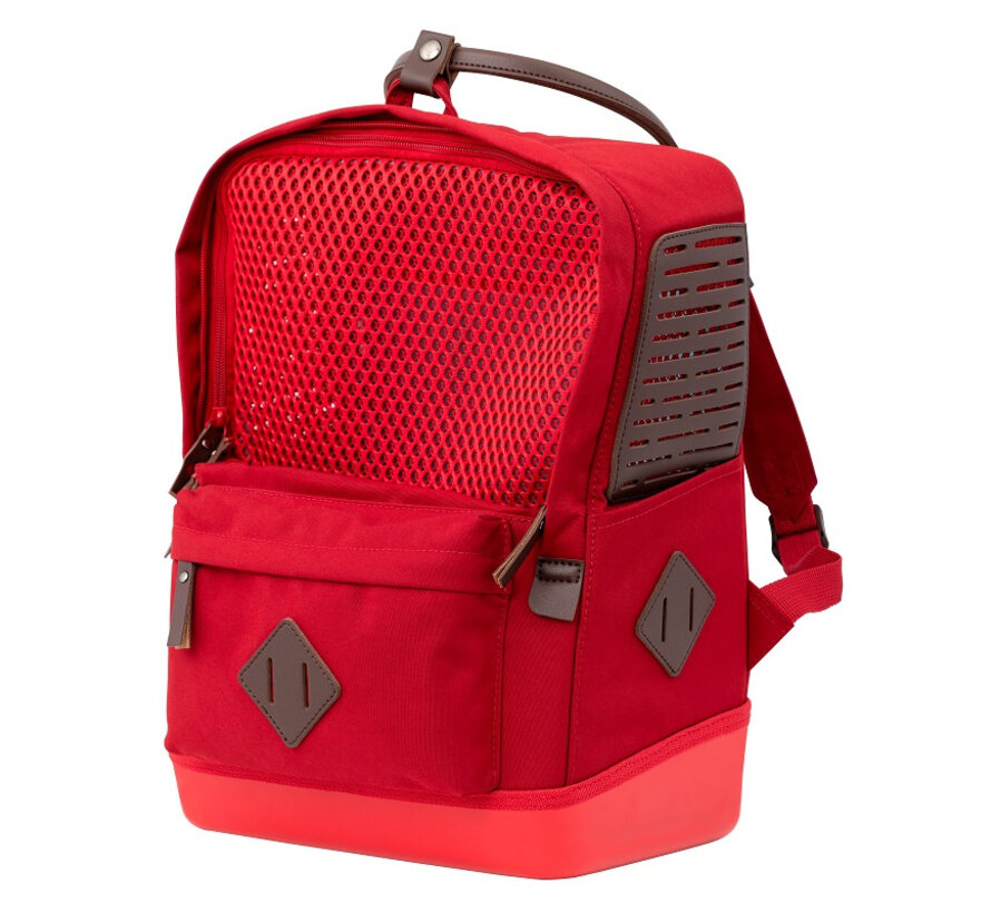 Nomad – 2-in-1 Dog Carrier Backpack Red