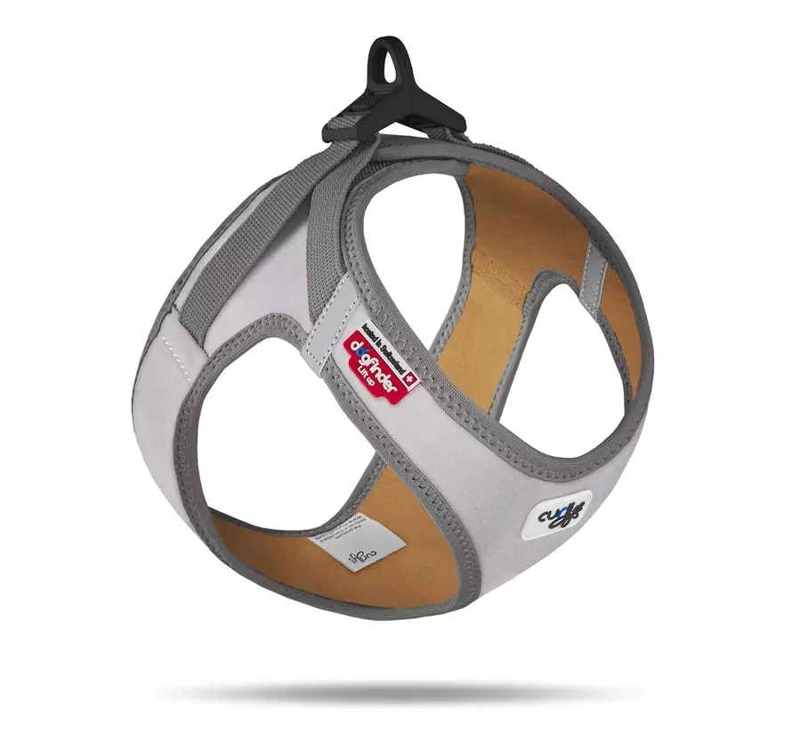 Clasp Glow Vest Harness Reflective Grey