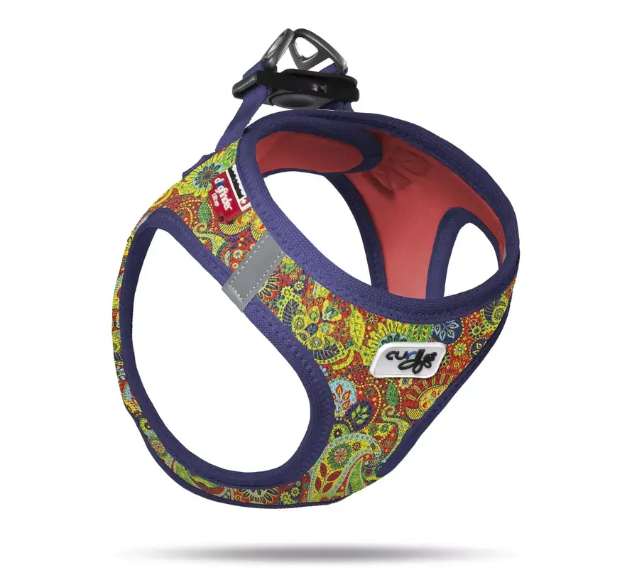 Dog Harness Air-Mesh Harness Floral B