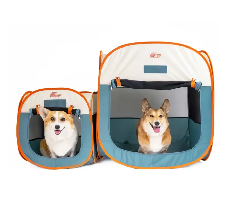 Reisbench Hond Pop-Up Tent Blauw
