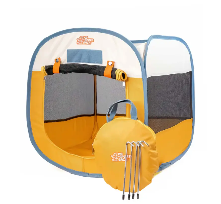 Kennel Pop-Up Dog Tent Yellow