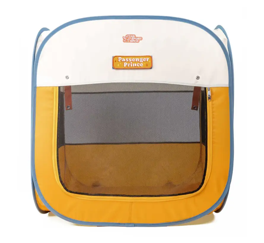 Reisbench Hond Pop-Up Tent Geel
