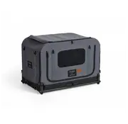 FikaGo Foldable Travel Crate Queen Grey