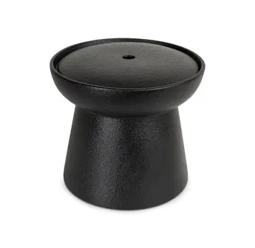 District70 Ceramic Raised Pet Fountain Wabi Sabi Black