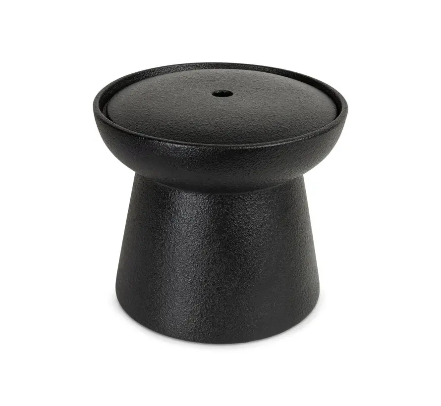 Ceramic Raised Pet Fountain Wabi Sabi Black