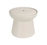 District70 Ceramic Raised Pet Fountain Wabi Sabi Merengue