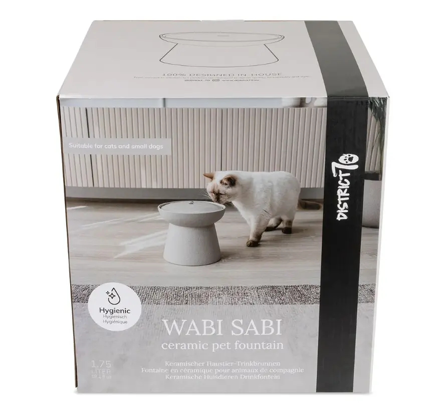 Keramische Drinkfontein Wabi Sabi Merengue