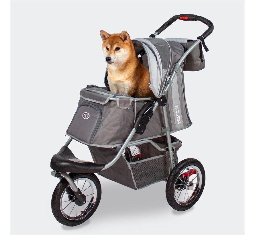 Hondenbuggy Comfort Air ECO Grijs