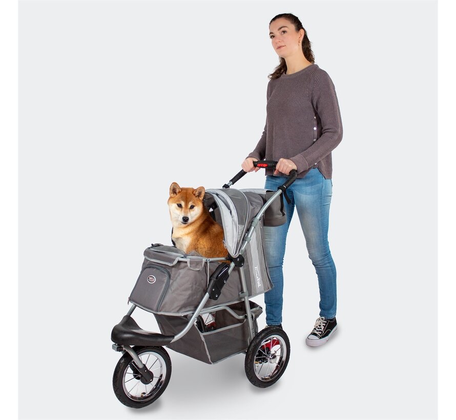 Hondenbuggy Comfort Air ECO Grijs