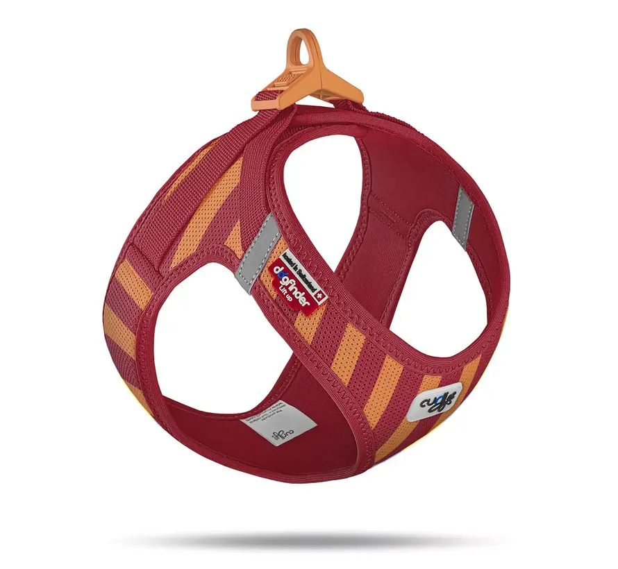 Dog Harness Clasp Vest Harness Semi Circle Red LE26 - Copy