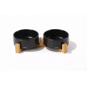 M-Pets Drinkbak en Voerbak Opera Zwart