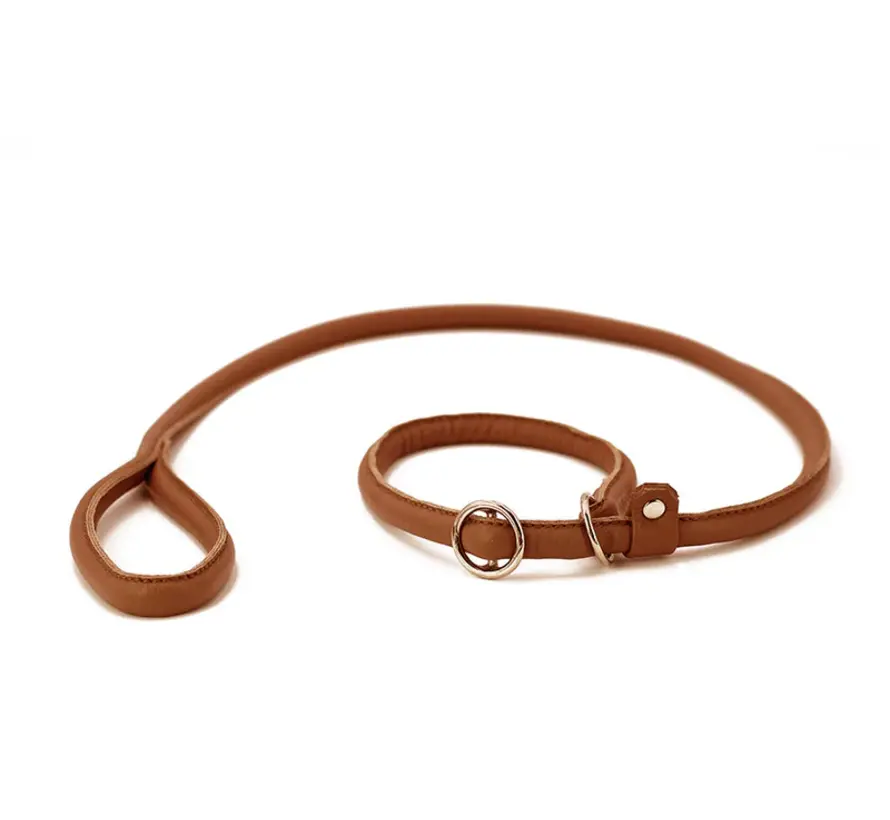 Retrieverriem Cognac