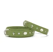 Maul Hondenhalsband Diamond Lime