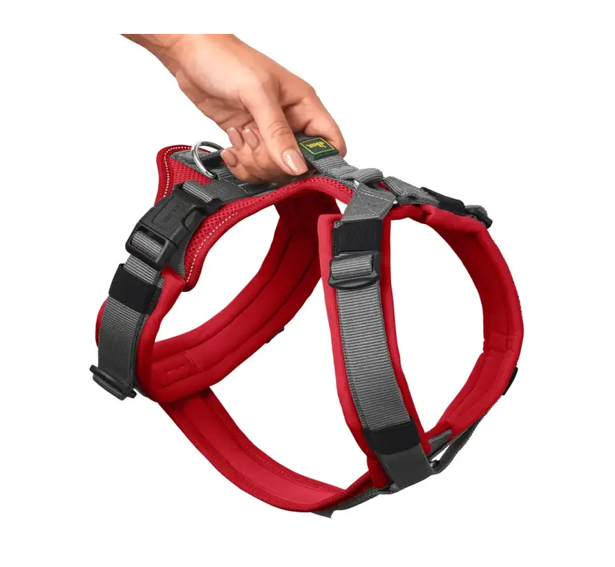 Dog Harness Maldon Up Red