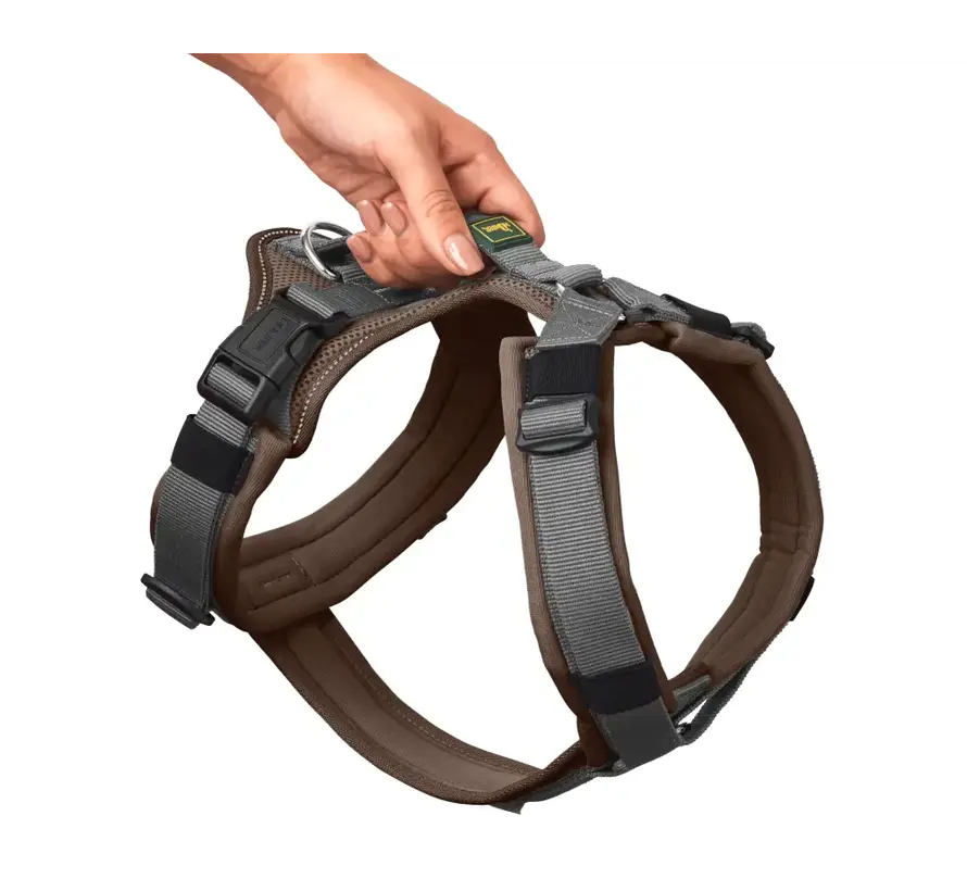 Dog Harness Maldon Up Brown