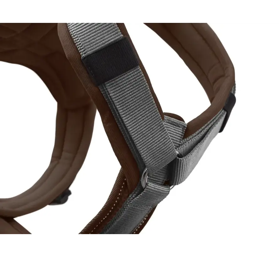 Dog Harness Maldon Up Brown