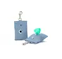 Poo Bag Holder Ice Blue