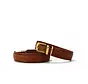 Dog Collar Mini Classic Soft Cognac Gold