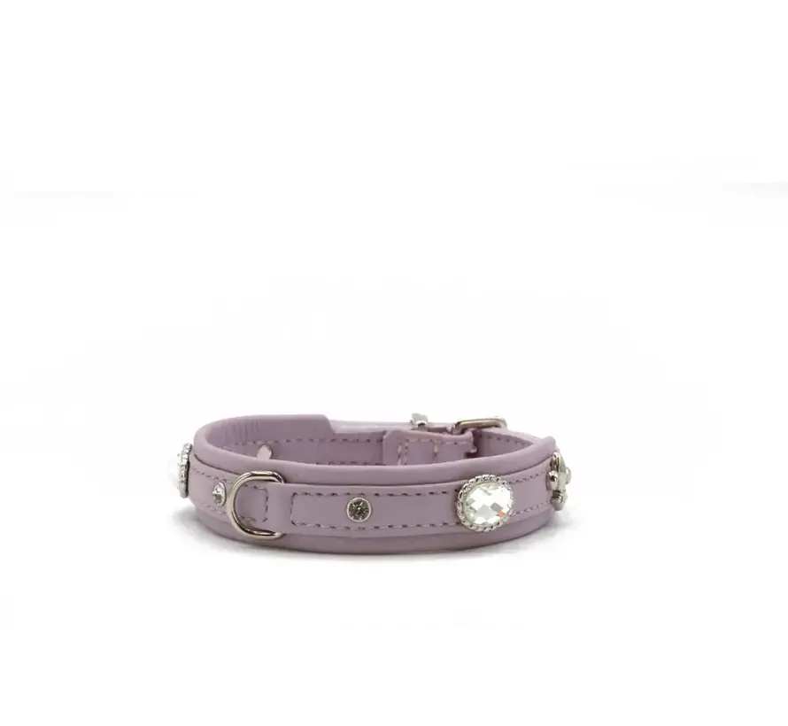 Hondenhalsband Mini Diamond Sunrise Lila