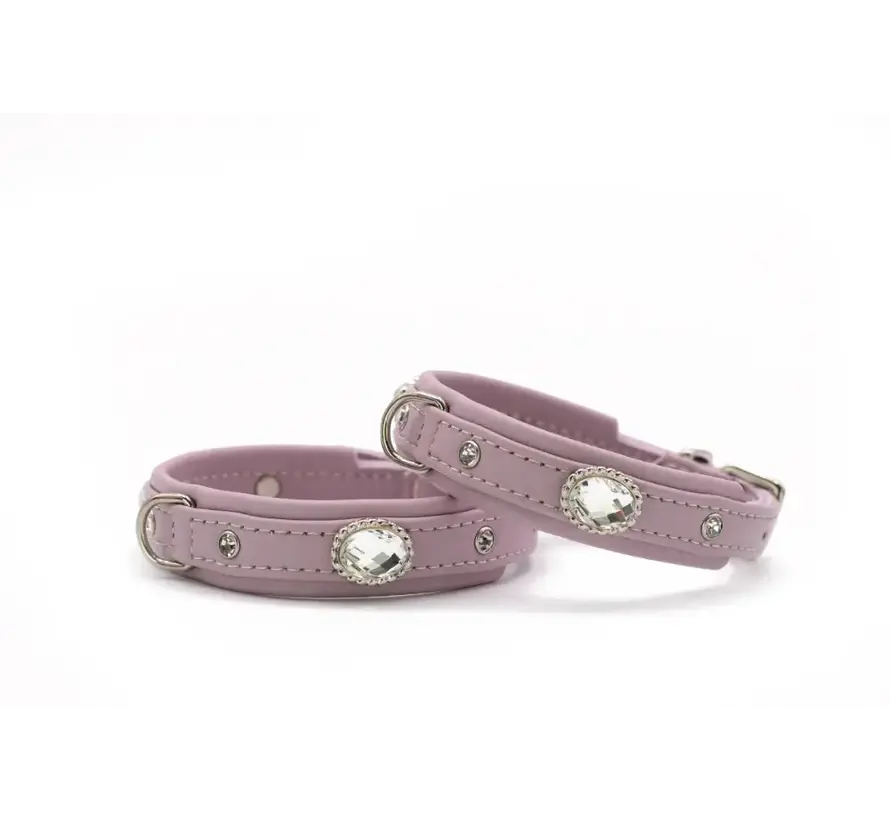 Hondenhalsband Mini Diamond Lila