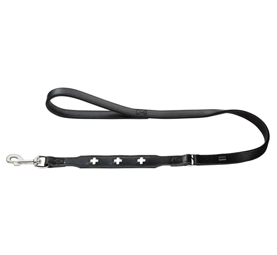 Short Dog Leash Swiss Black