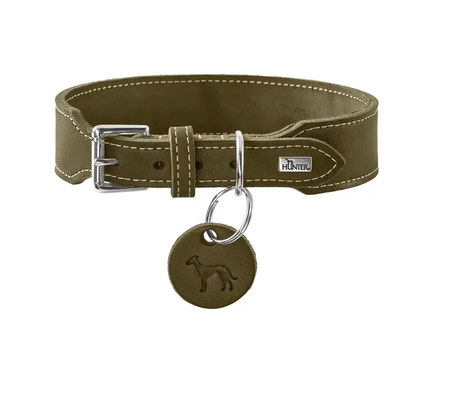 Dog Collar Aalborg Extra Wide Olive