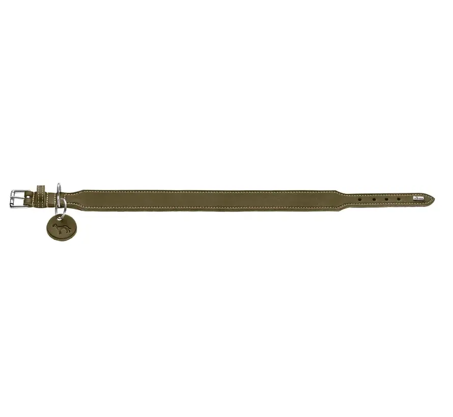 Dog Collar Aalborg Extra Wide Olive