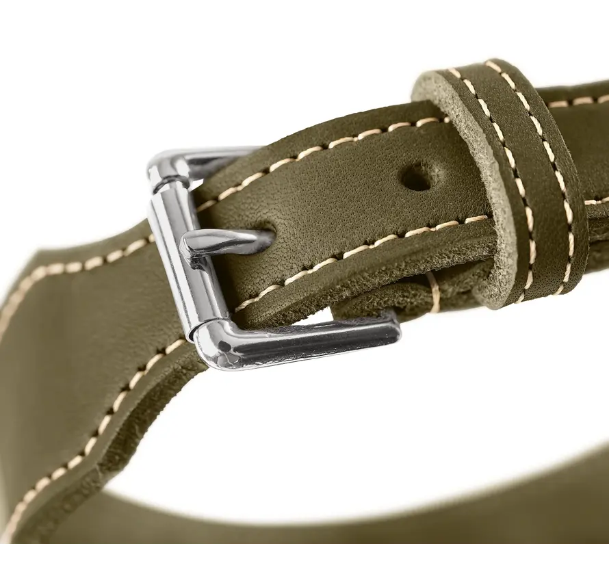 Hondenhalsband Aalborg Extra Breed Olijf