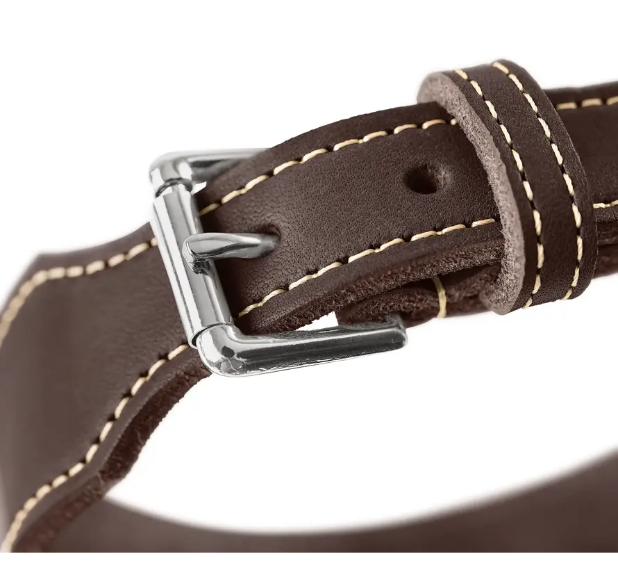 Dog Collar Aalborg Extra Wide Brown
