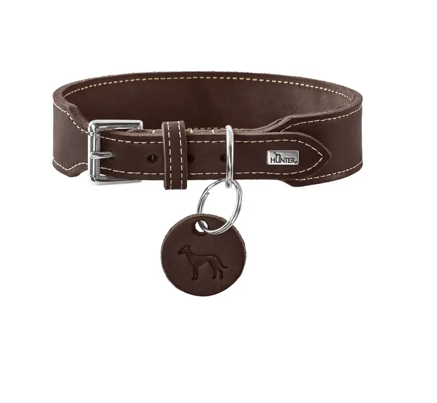 Dog Collar Aalborg Extra Wide Brown