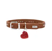 Hunter Hondenhalsband Aalborg Hearts Cognac