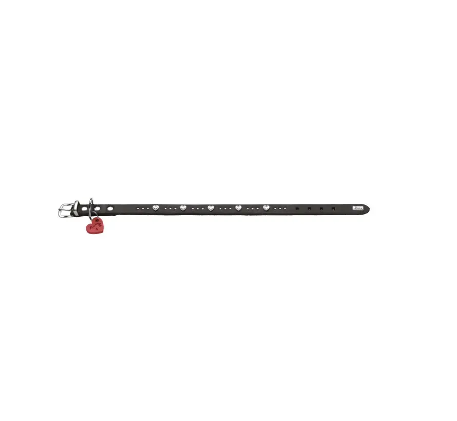 Dog Collar Aalborg Hearts Black