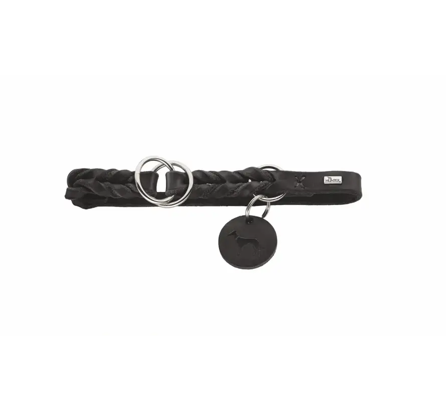 Retrieverhalsband Solid Education Zwart