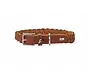 Dog Collar Solid Education Special Cognac