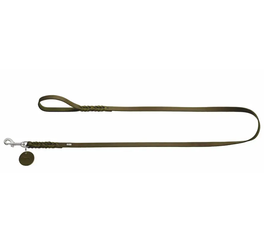 Solid Education Olive Dog Leash