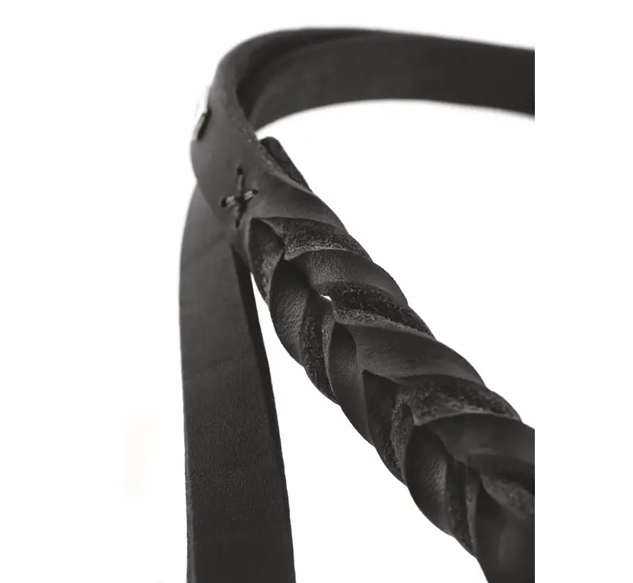 Adjustable Dog Leash Solid Education Black