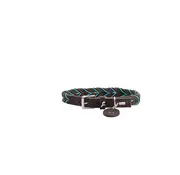 Hunter Hondenhalsband Solid Education Cord Bruin Turquoise