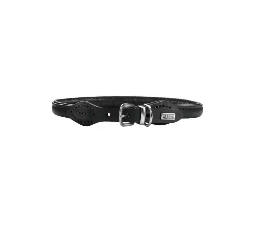Hondenhalsband Round & Soft Canadian Up Zwart