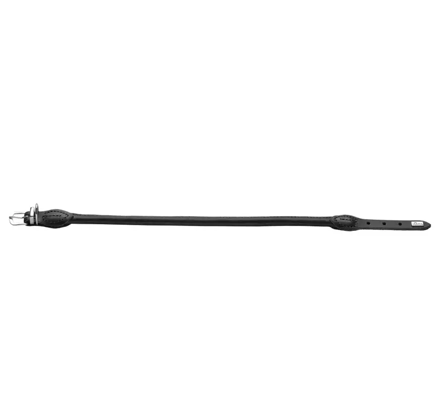 Dog Collar Round & Soft Canadian Up Black
