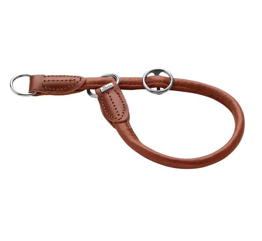 Retrieverhalsband Round & Soft Canadian Up Cognac