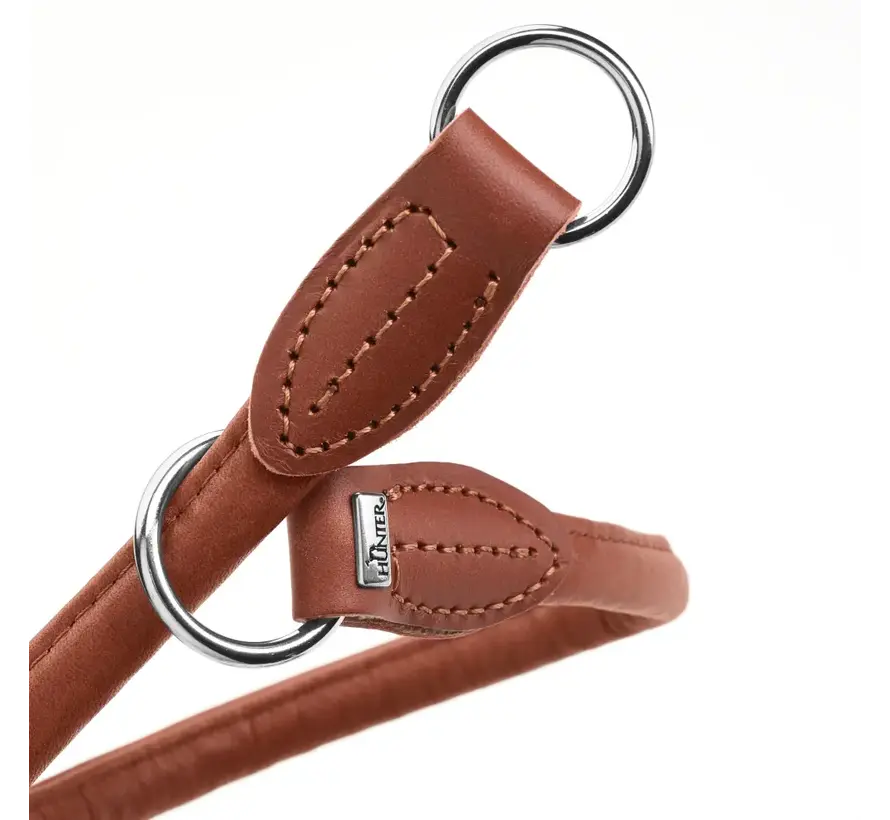 Retrieverhalsband Round & Soft Canadian Up Cognac
